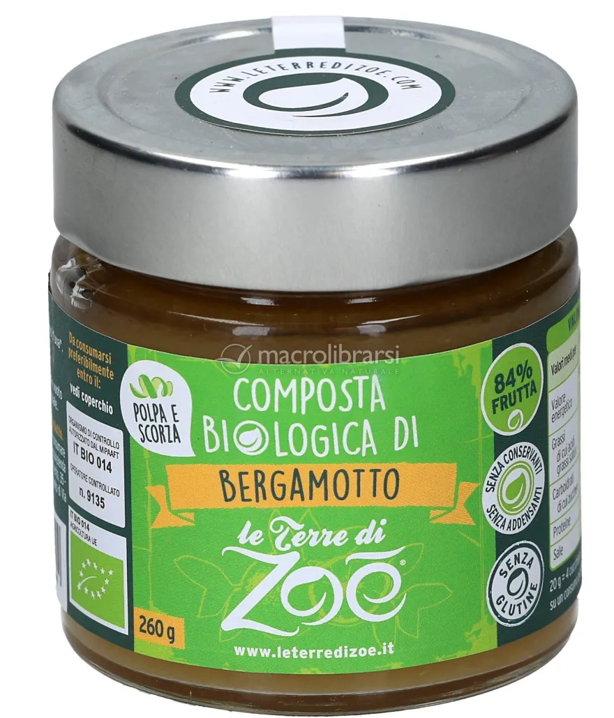 Composta Biologica di Bergamotto - 260g