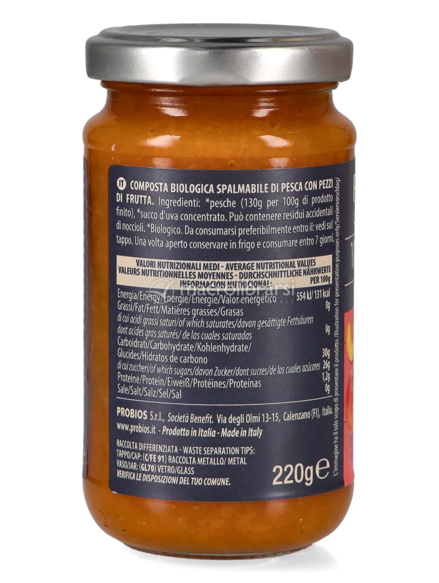 Composta Biologica Pesche Italiane