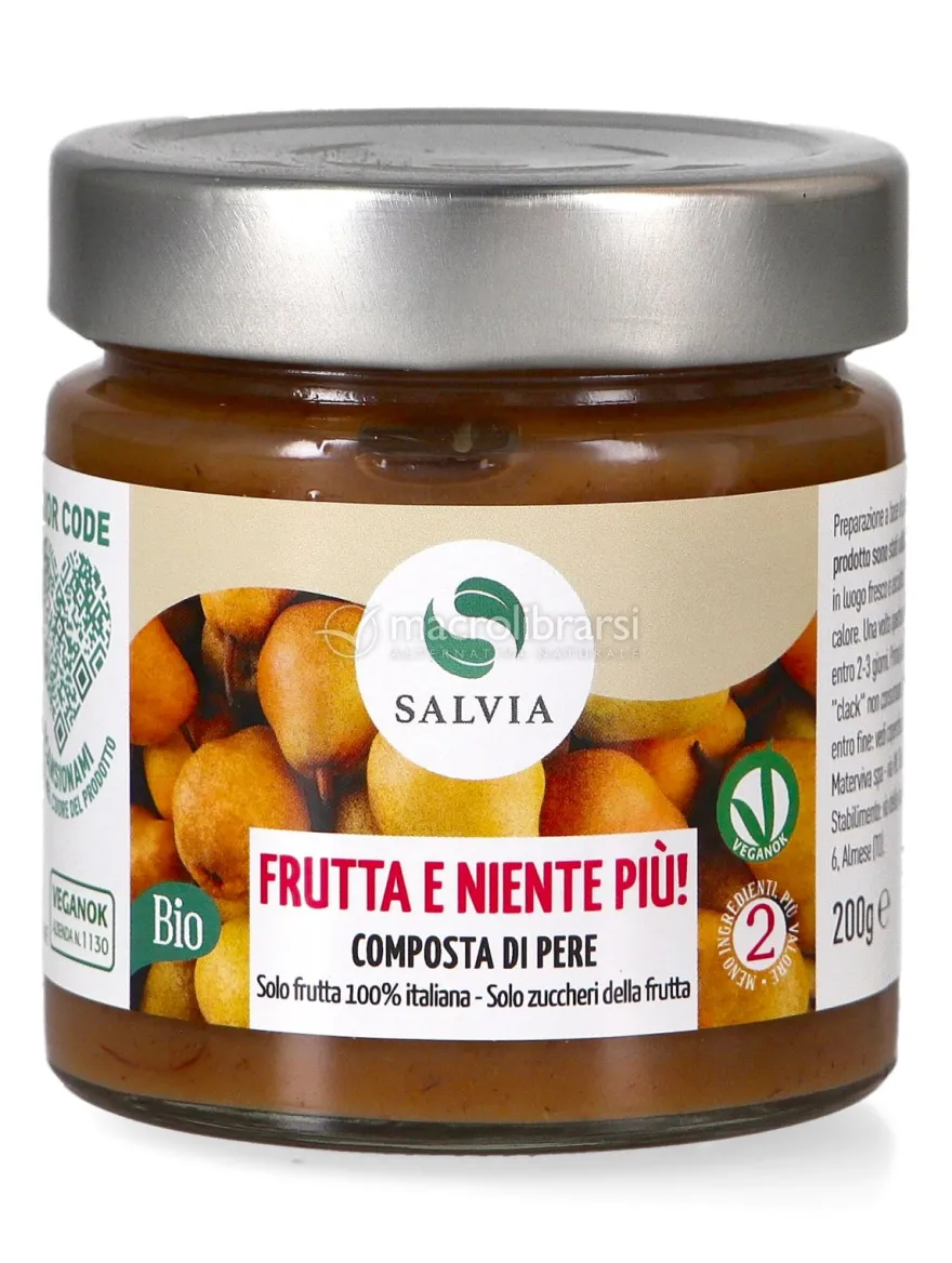 Composta di Pere Bio - Frutta e Niente Più!