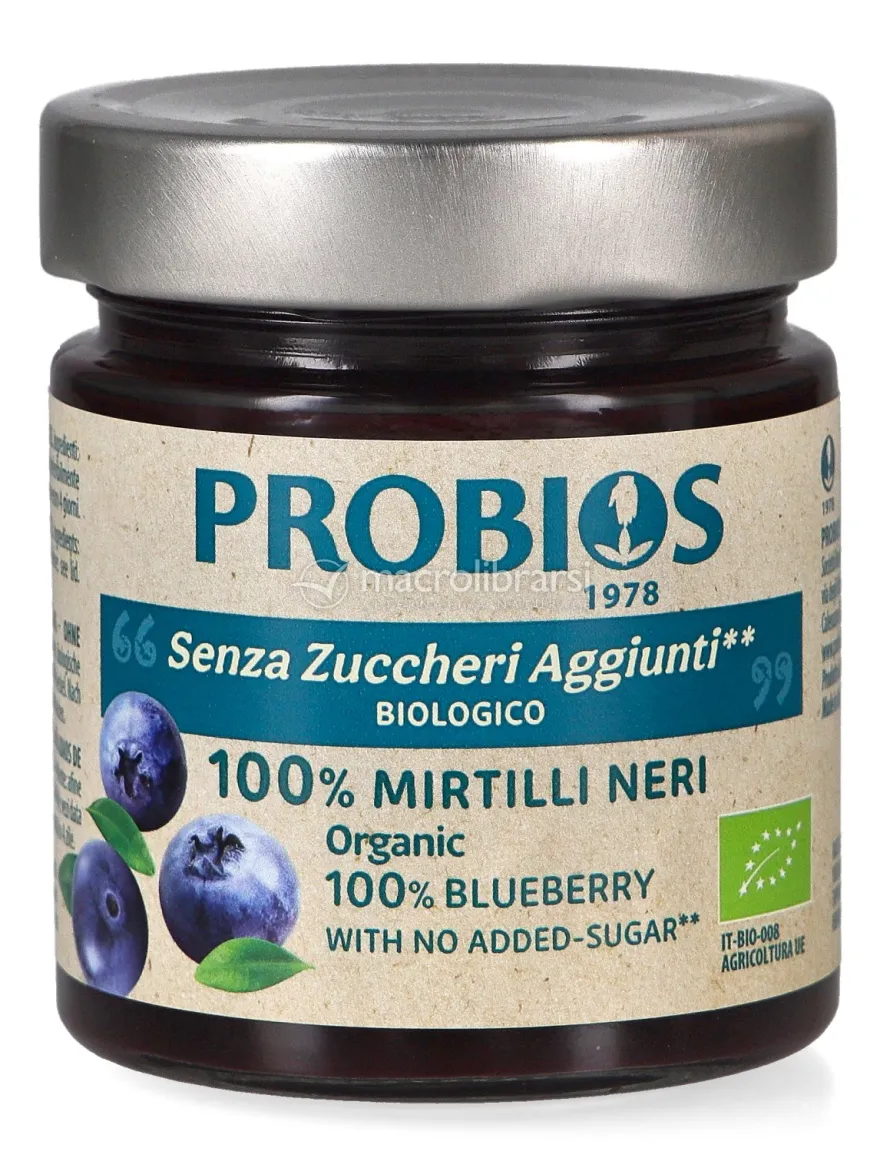 Composta 100% Mirtilli Neri Bio - Senza Zuccheri Aggiunti