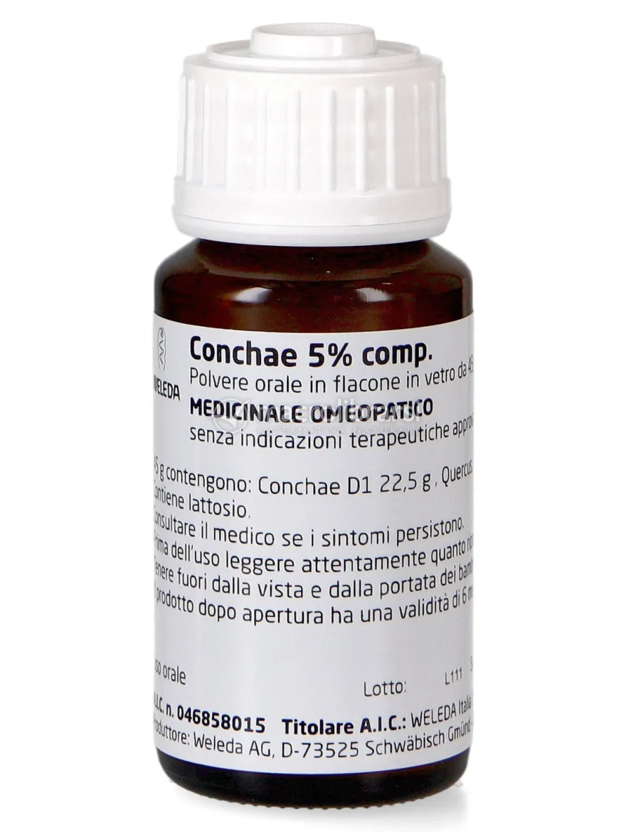 Conchae 5% Comp. Polvere Orale 45g