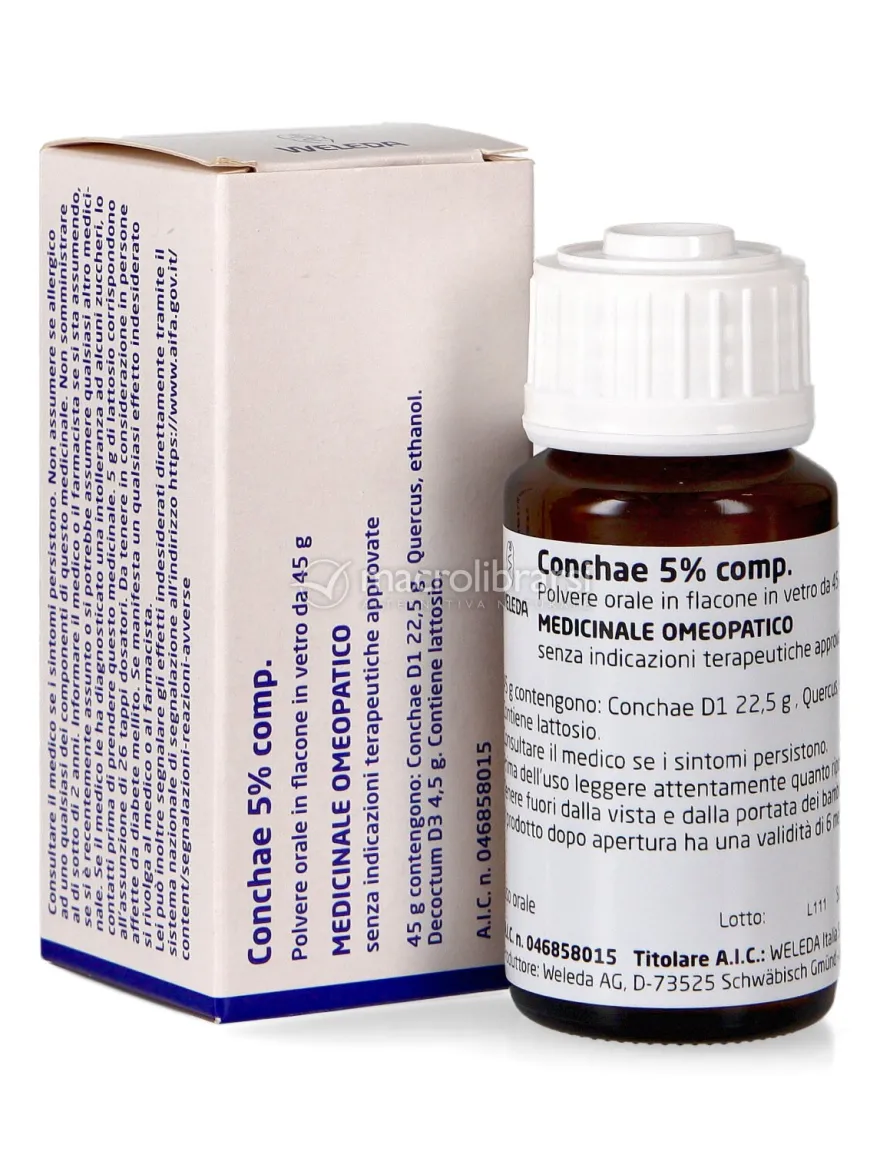 Conchae 5% Comp. Polvere Orale 45g