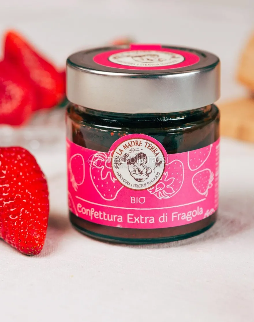 Confettura Extra di Fragola Bio - 230 g