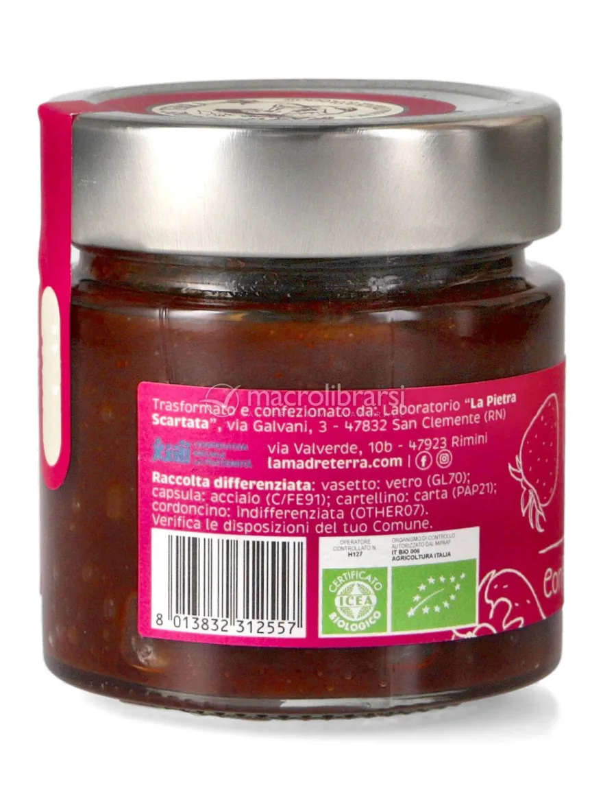 Confettura Extra di Fragola Bio - 230 g