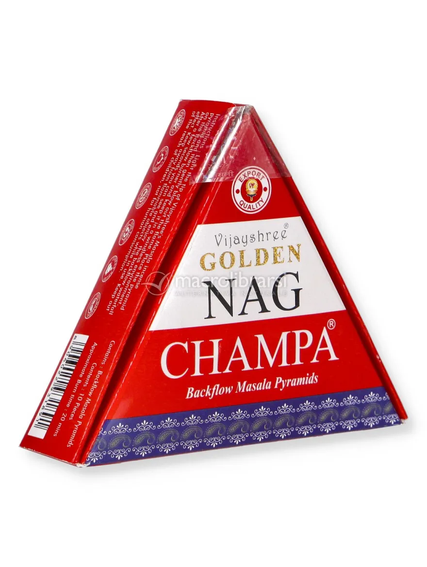 Coni di Incenso Backflow "Golden Nag Champa"