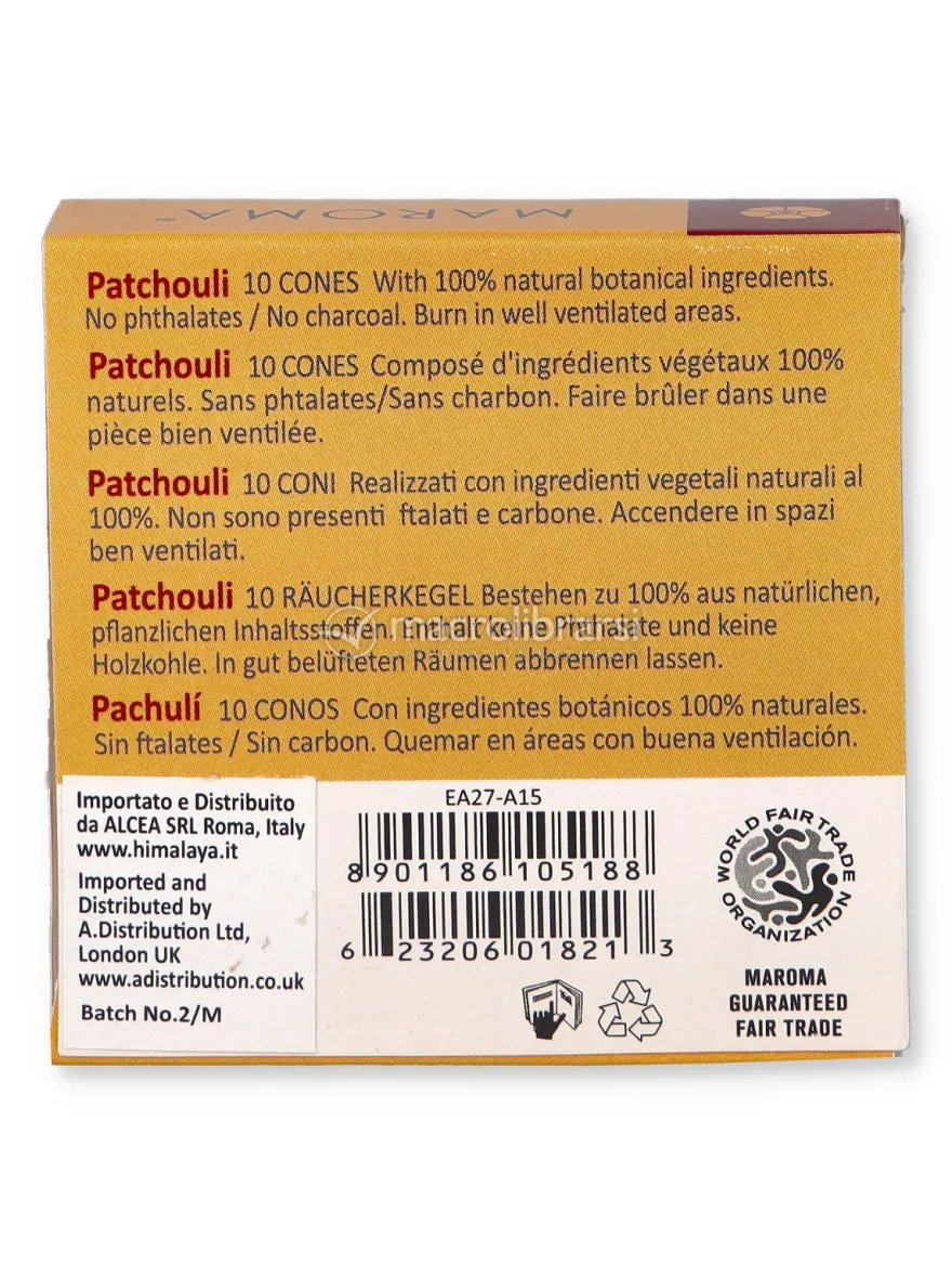 Coni Incenso Piramidali - Patchouli