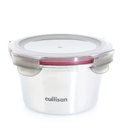 Contenitore Tondo in Acciaio Inox - Flora - 410 ml