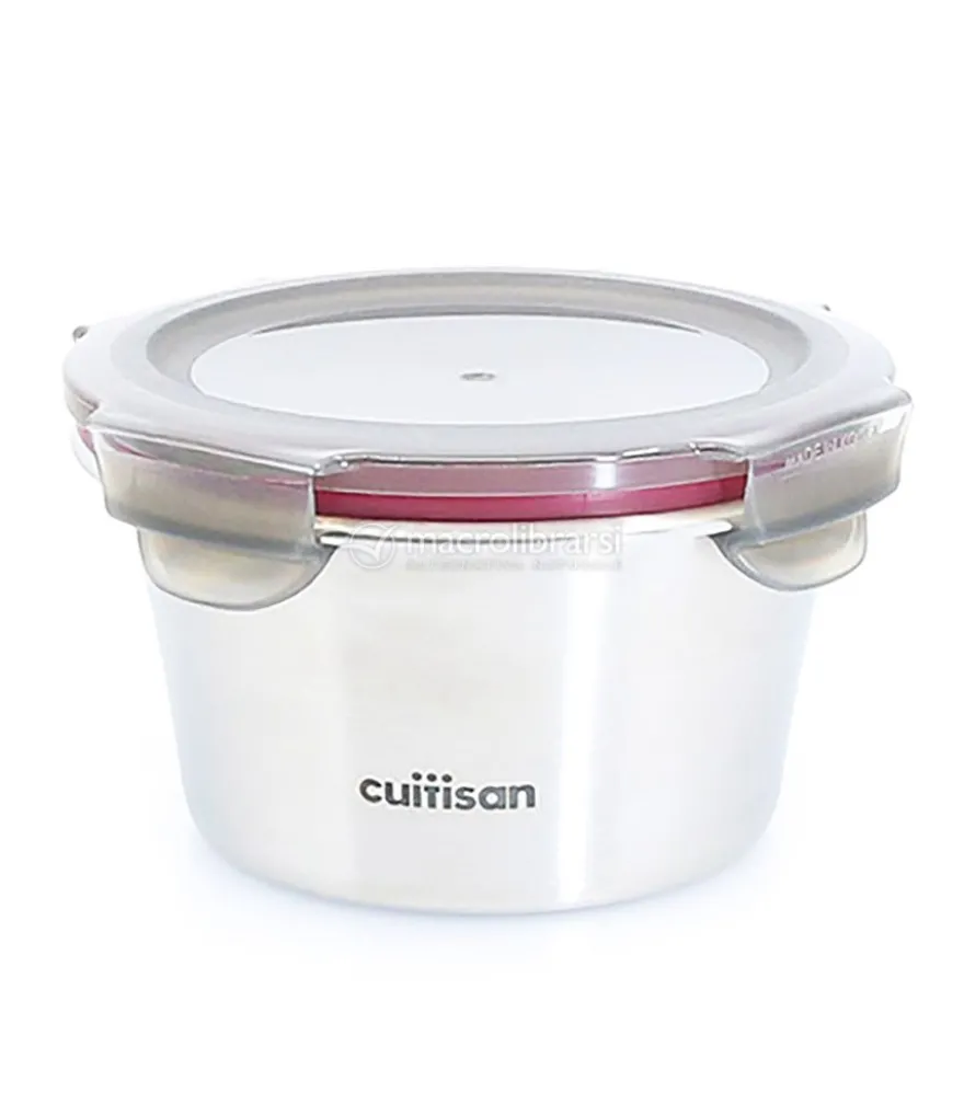 Contenitore Tondo in Acciaio Inox - Flora - 410 ml