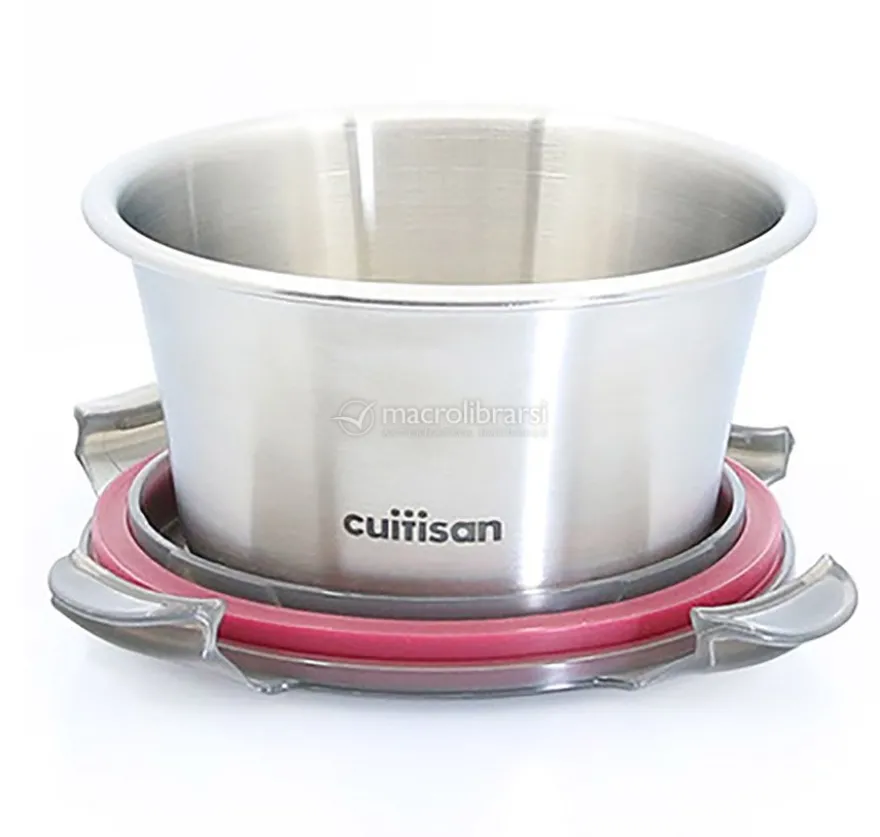 Contenitore Tondo in Acciaio Inox - Flora - 410 ml
