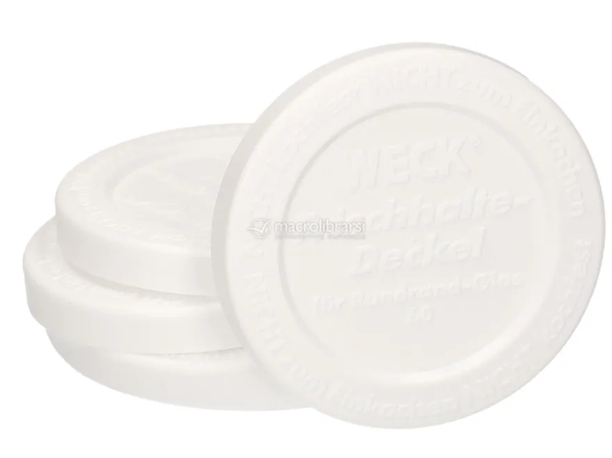 Coperchio Bianco 60mm - Confezione Da 5 Pezzi