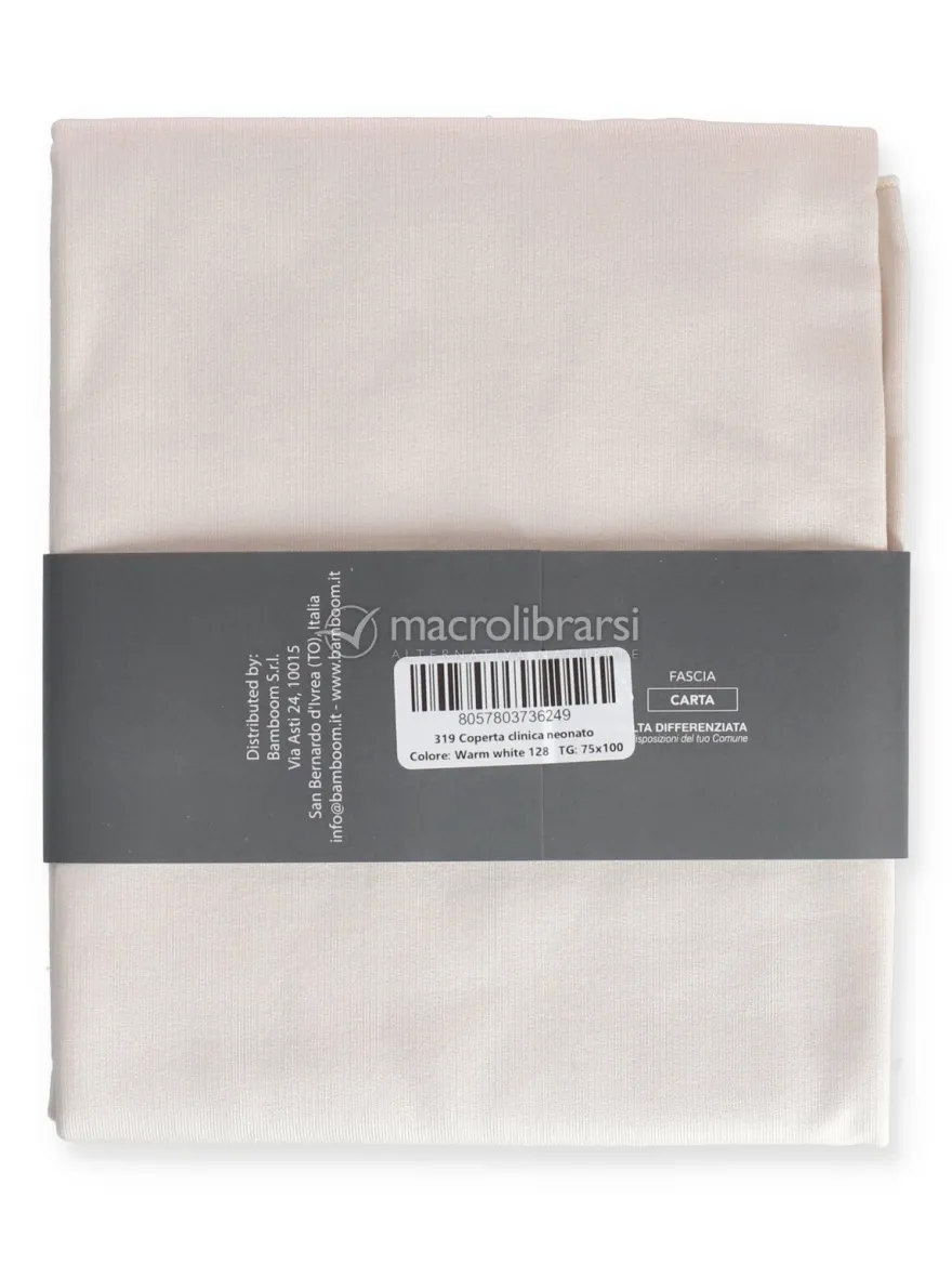 Coperta Clinica Neonato in Bambù - Warm White