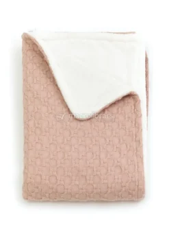 Coperta Culla Honey in Bambu Organico - Rosa