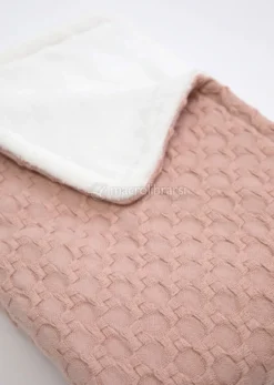 Coperta Culla Honey in Bambu Organico - Rosa