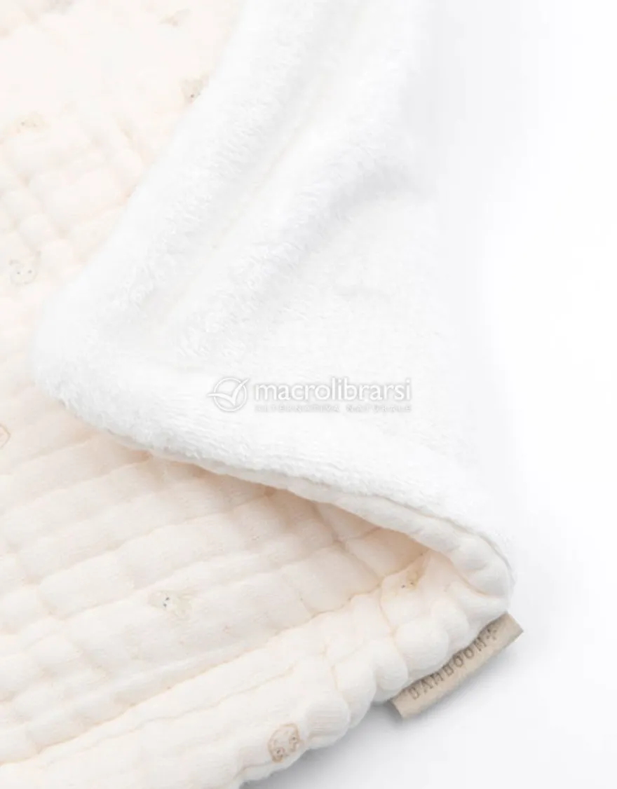 Coperta Culla Nuvola in Bambu Organico - Animal Friends