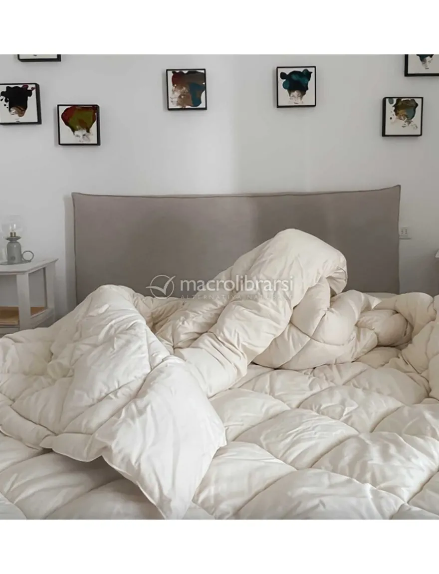Coperta Trapuntata In Lana Di Tosa Bio 155X220