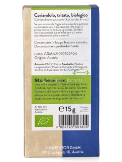Coriandolo Tritato in Foglie Bio
