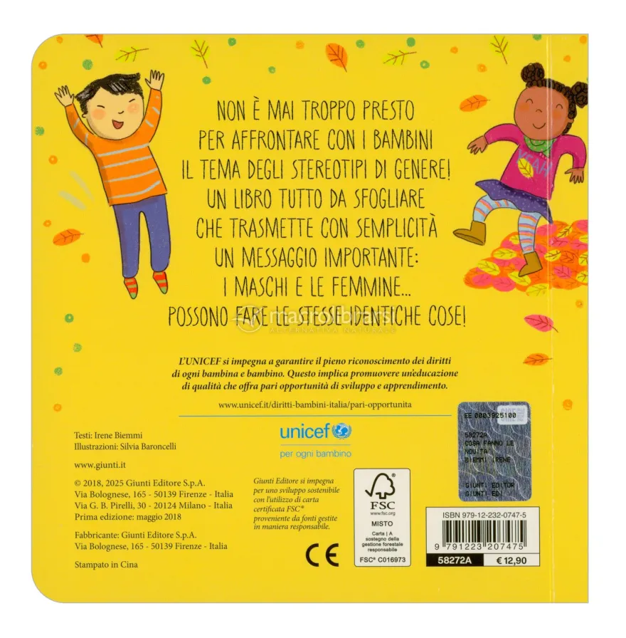 Cosa Fanno le Bambine? Cosa Fanno i Bambini?