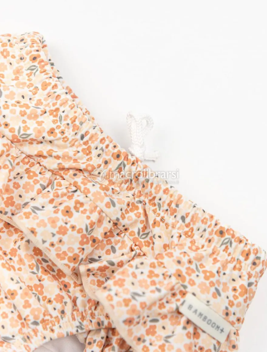Costume Contenitivo Protezione UV50+ - Rosy Garden - 3/6m