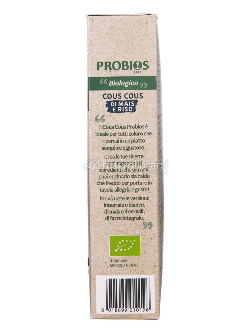 Cous Cous di Mais e Riso Biologico