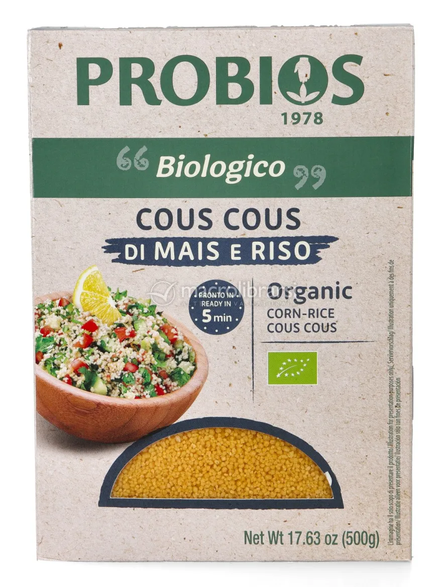 Cous Cous di Mais e Riso Biologico