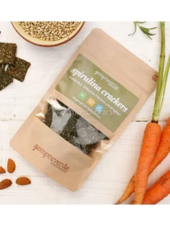 Cracker con Spirulina e Germogli di Grano Saraceno