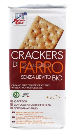 Crackers di Farro Bio senza Lievito
