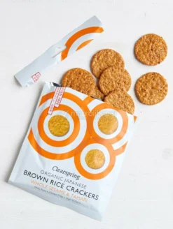 Crackers di Riso Integrale Giapponesi al Sesamo Bio