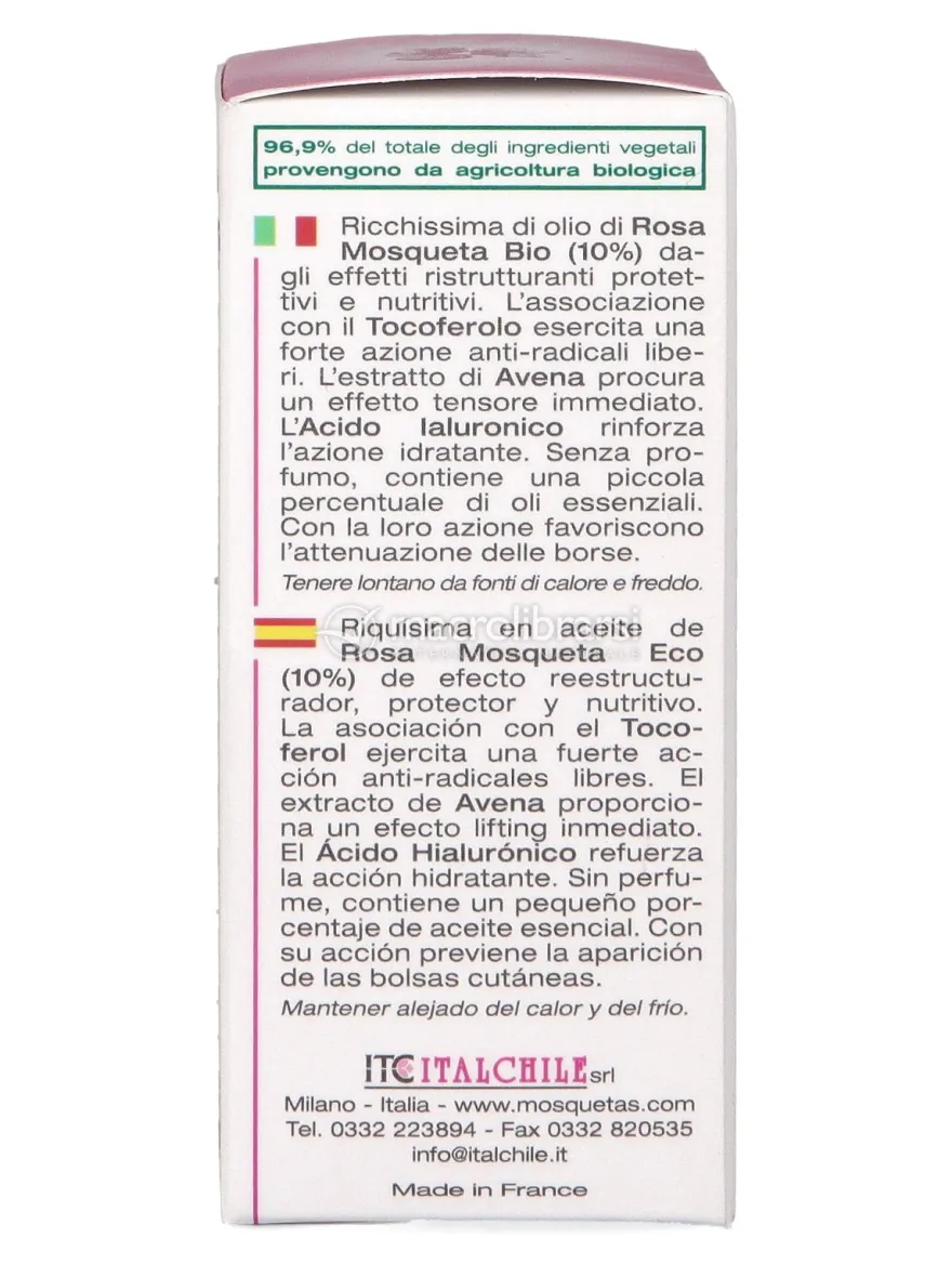 Crema Contorno Occhi e Labbra alla Rosa Mosqueta Bio