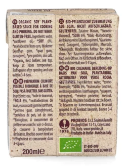Crema da Cucina di Soia - Vegetal Cuisine