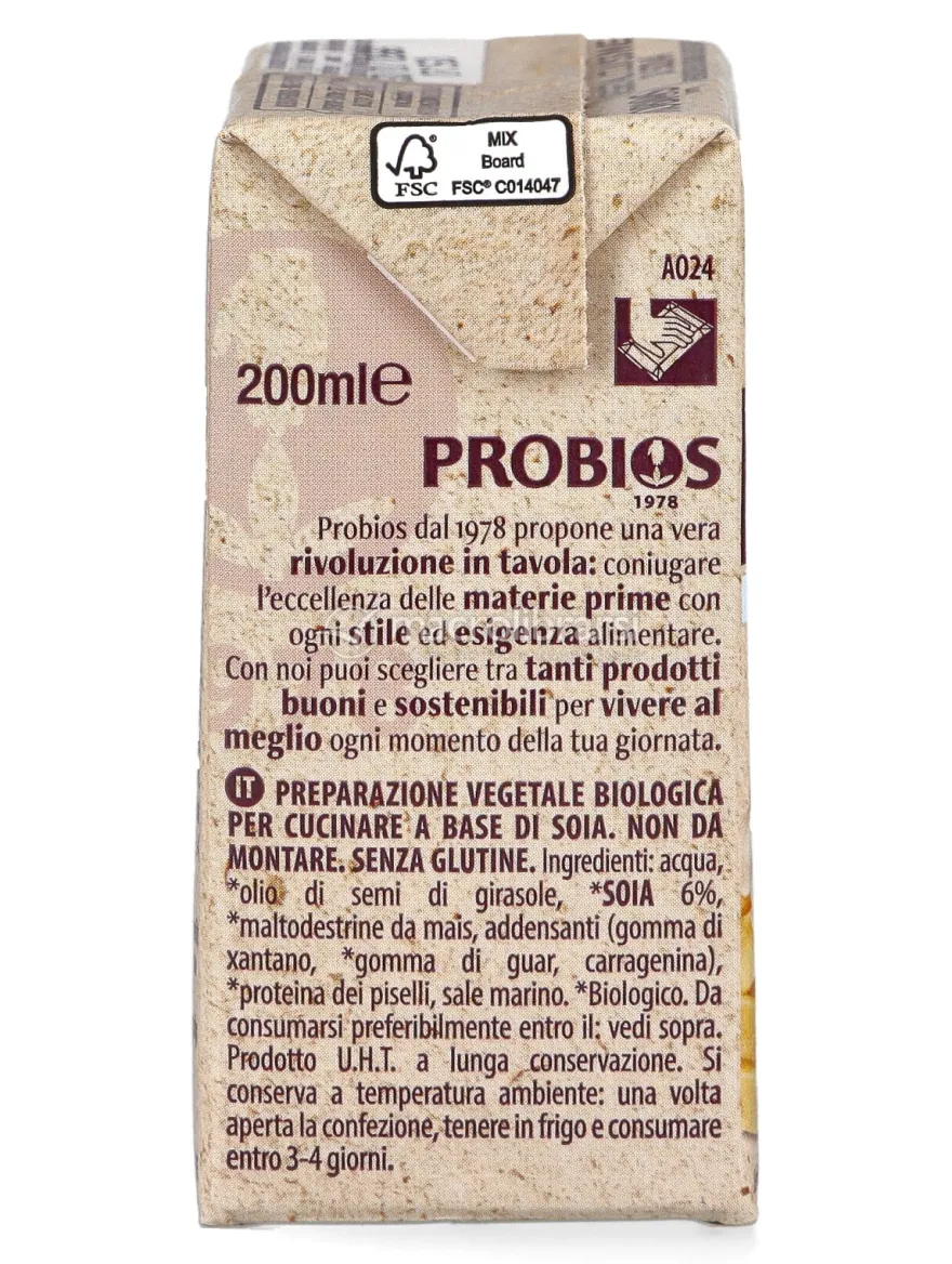 Crema da Cucina di Soia - Vegetal Cuisine