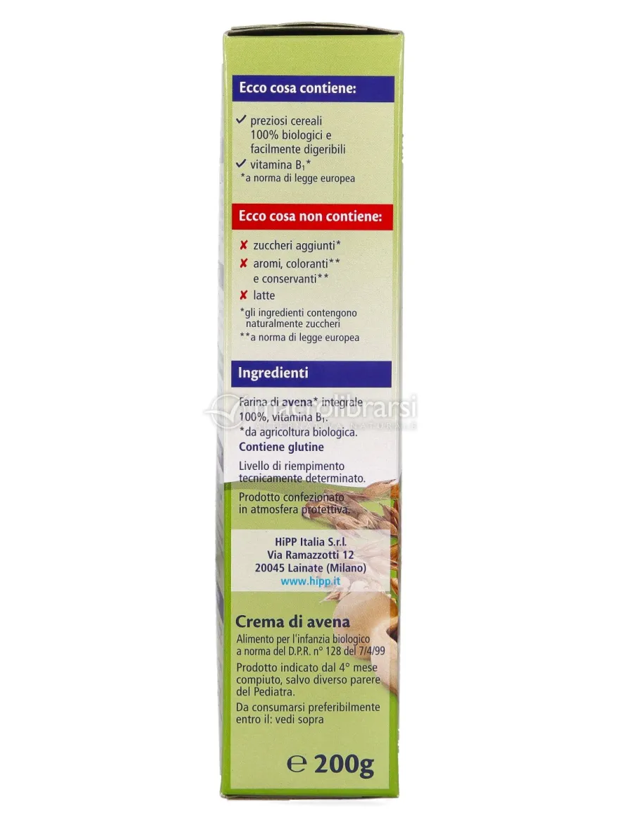 Crema di Cereali Biologici - Avena