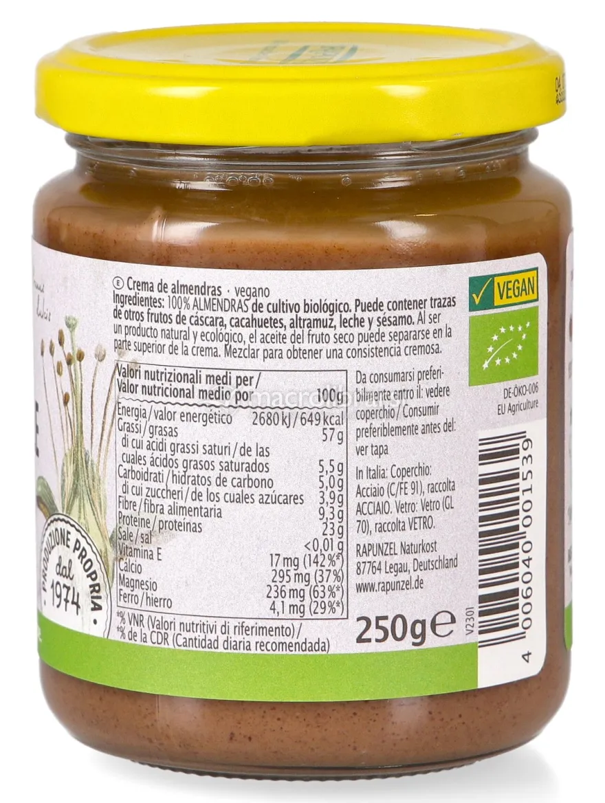 Crema di Mandorle Bio