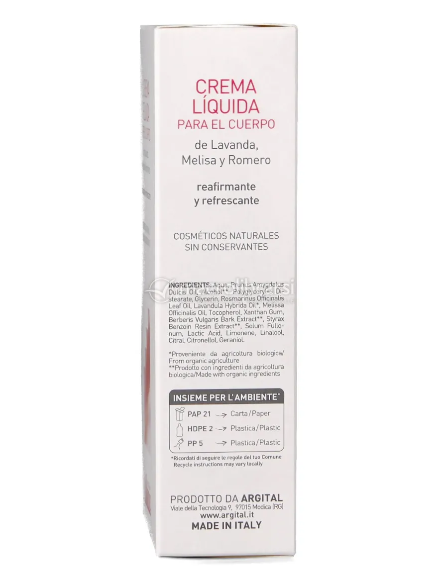 Crema Fluida con Lavanda, Melissa e Rosmarino