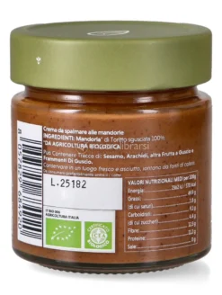 Crema Mandorla Integrale Bio
