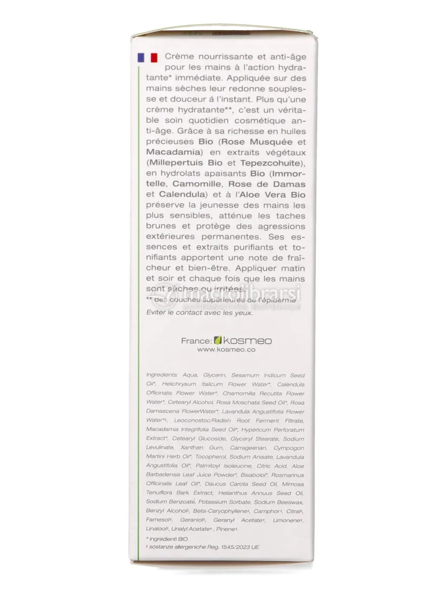 Crema Mani Bio Super Idratante Riparatrice
