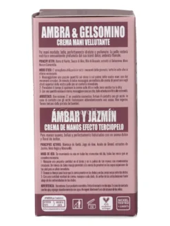 Crema Mani Vellutante Biologica Ambra e Gelsomino