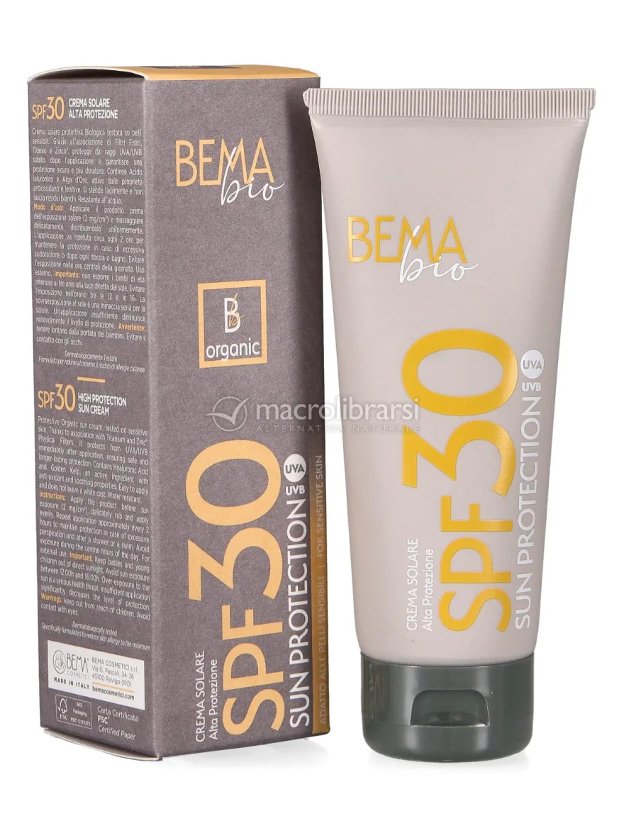 Crema Solare Alta Protezione SPF 30
