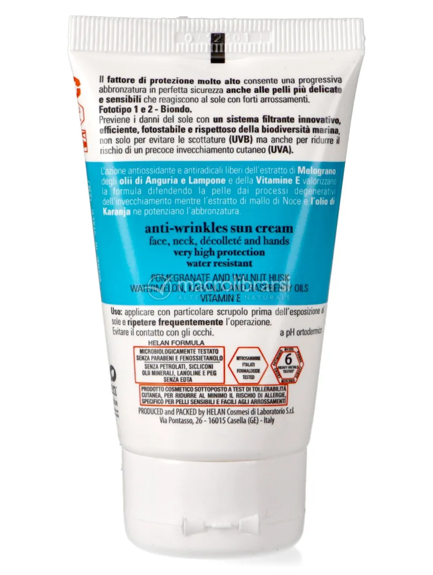 Crema Solare Antirughe Spf 50+