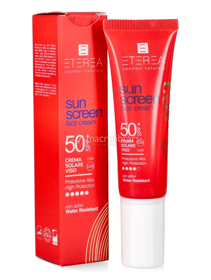 Crema Solare Viso - Sun Screen Face Cream SPF 50