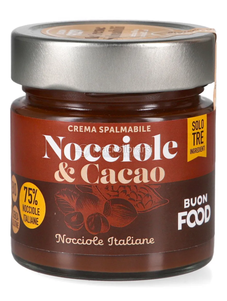 Crema Spalmabile Nocciole e Cacao Bio