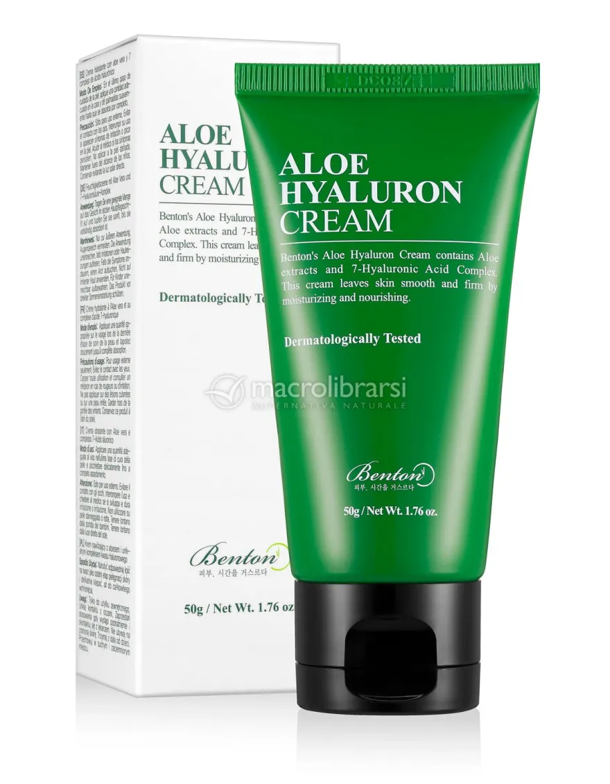 Crema Viso Aloe e Acido Ialuronico - Aloe Hyaluron Cream