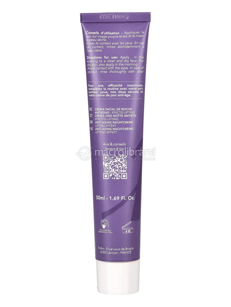 Crema Viso Anti-Age Notte Bio