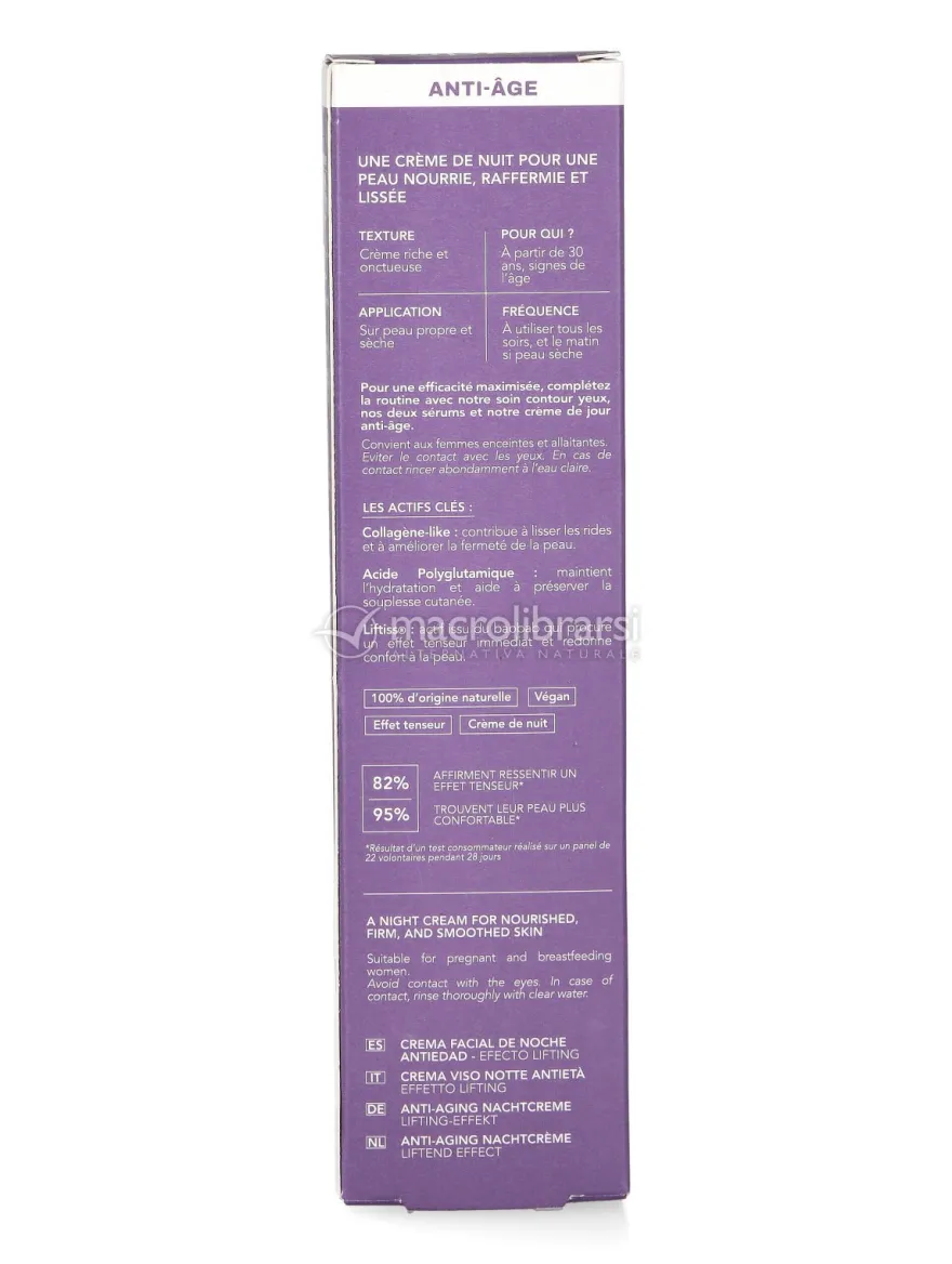 Crema Viso Anti-Age Notte Bio