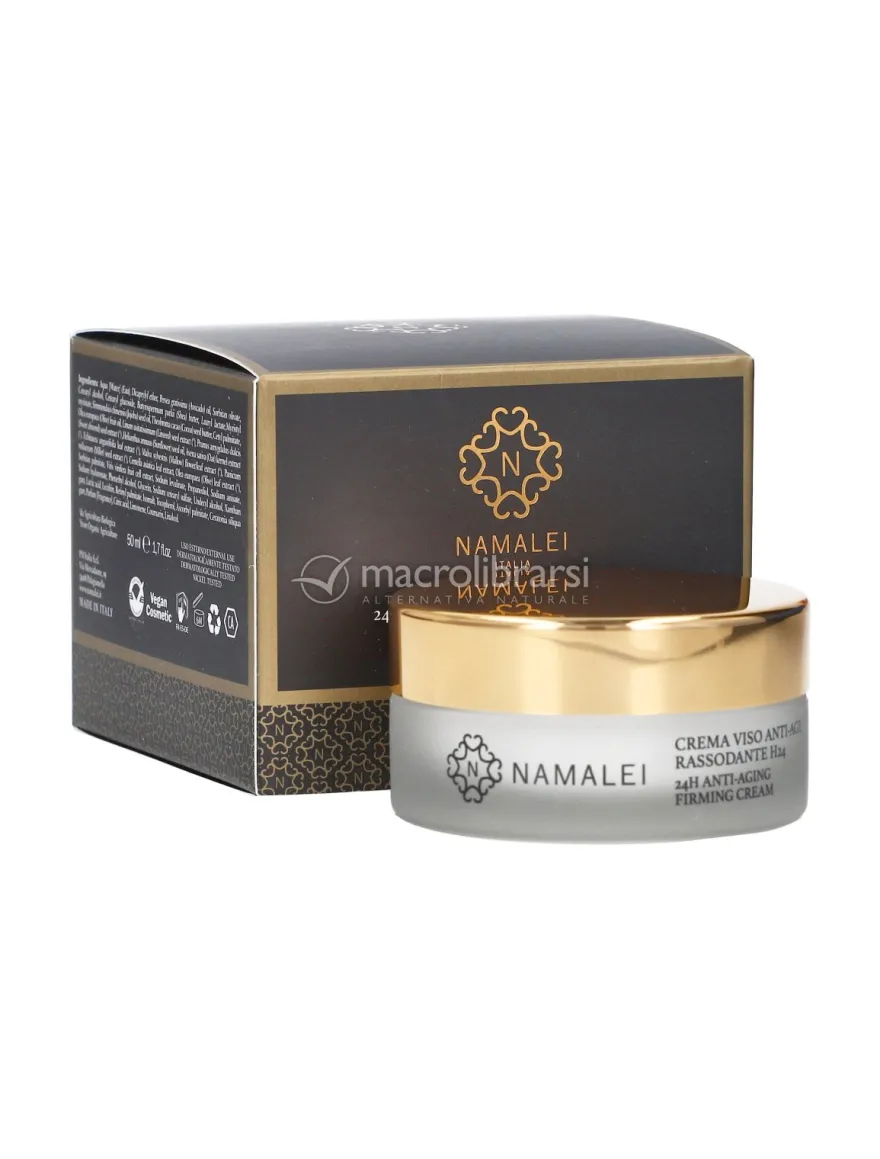 Crema Viso Anti-Age Rassodante h24 - Oliva, Karité e vitamina A