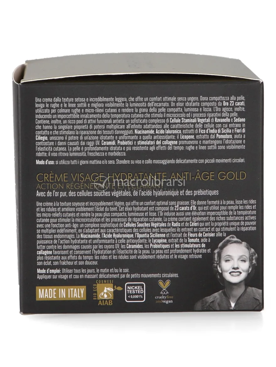 Crema Viso Gold Idratante Anti-Age - Step 9