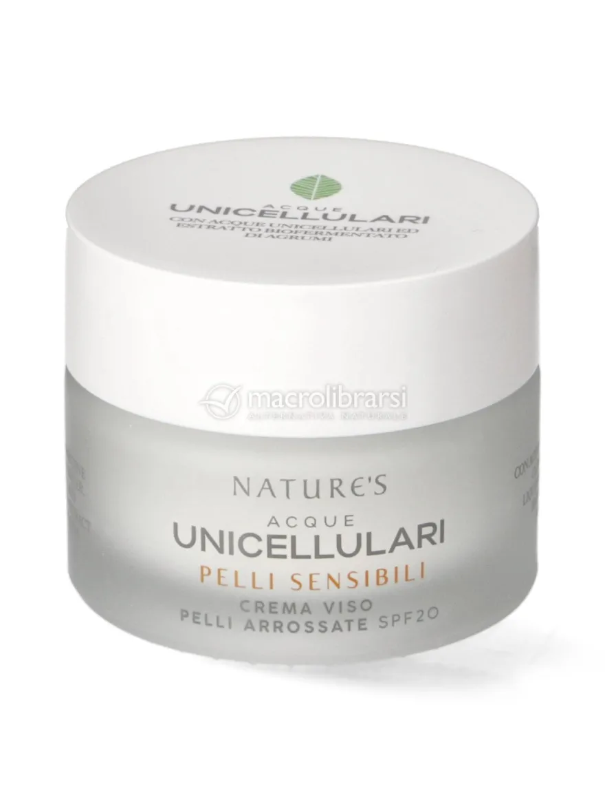 Crema Viso Pelli Arrossate SPF20 - Acque Unicellulari