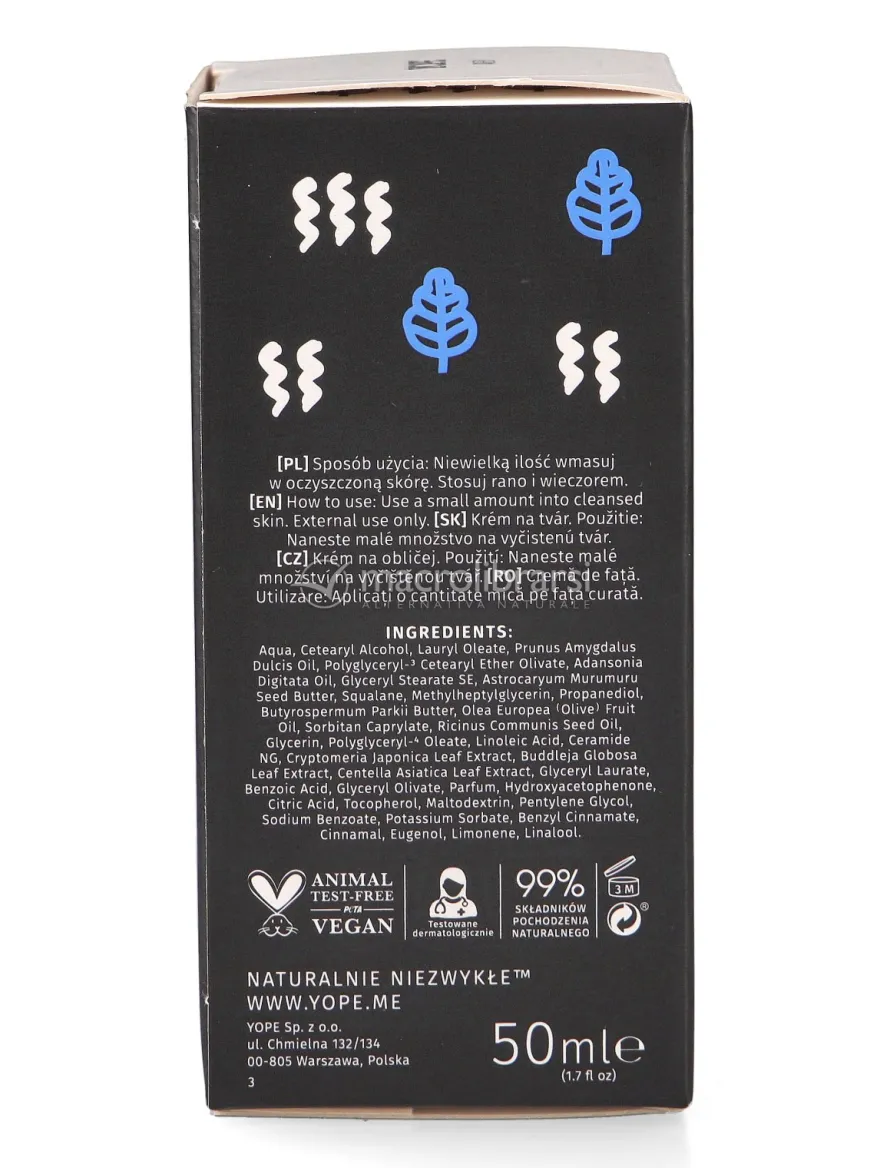 Crema Viso Rigenerante Uomo Yope Men