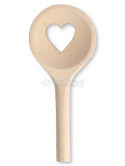 Cucchiaio Cuore in Legno - 25 cm
