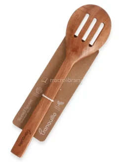 Cucchiaio Forato in Legno di Neem