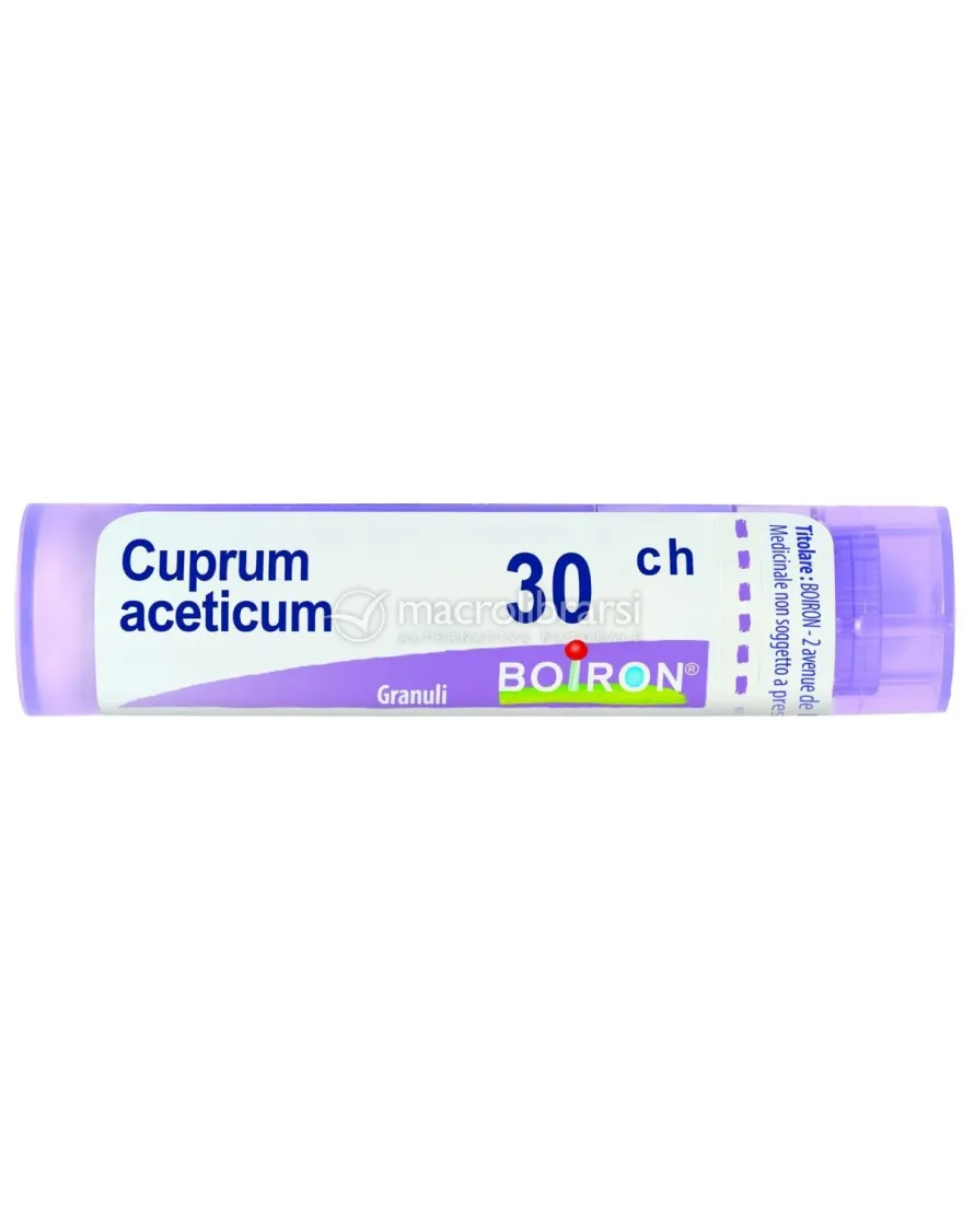 Cuprum Aceticum Boiron 30CH Granuli